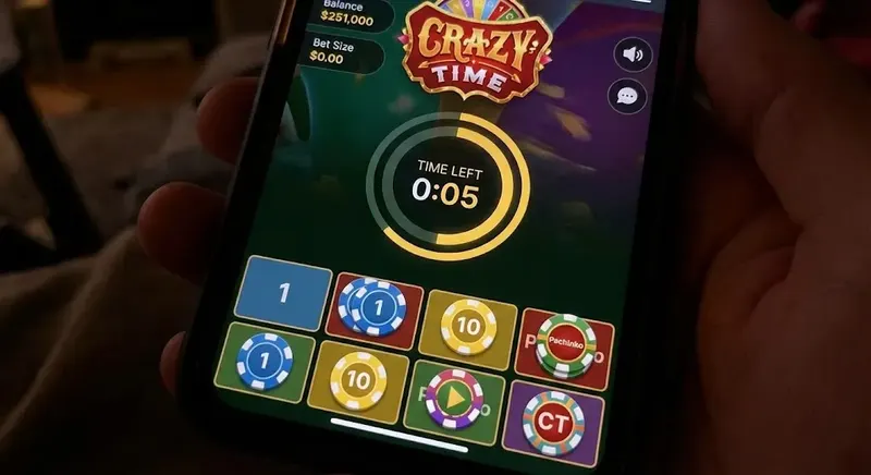 Crazy Time Interface